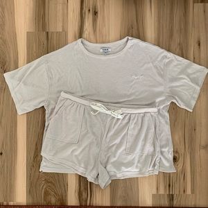 Hurley Ribbed Pajama Set